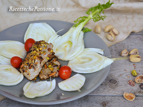 Filetto di tonno al pistacchio